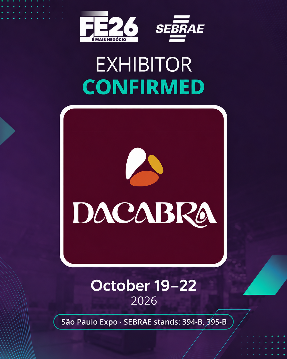 FE26 · DACABRA · October 19–22, 2026