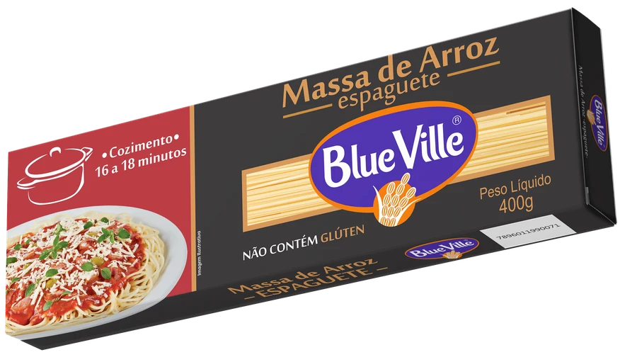 Massa de arroz — espaguete