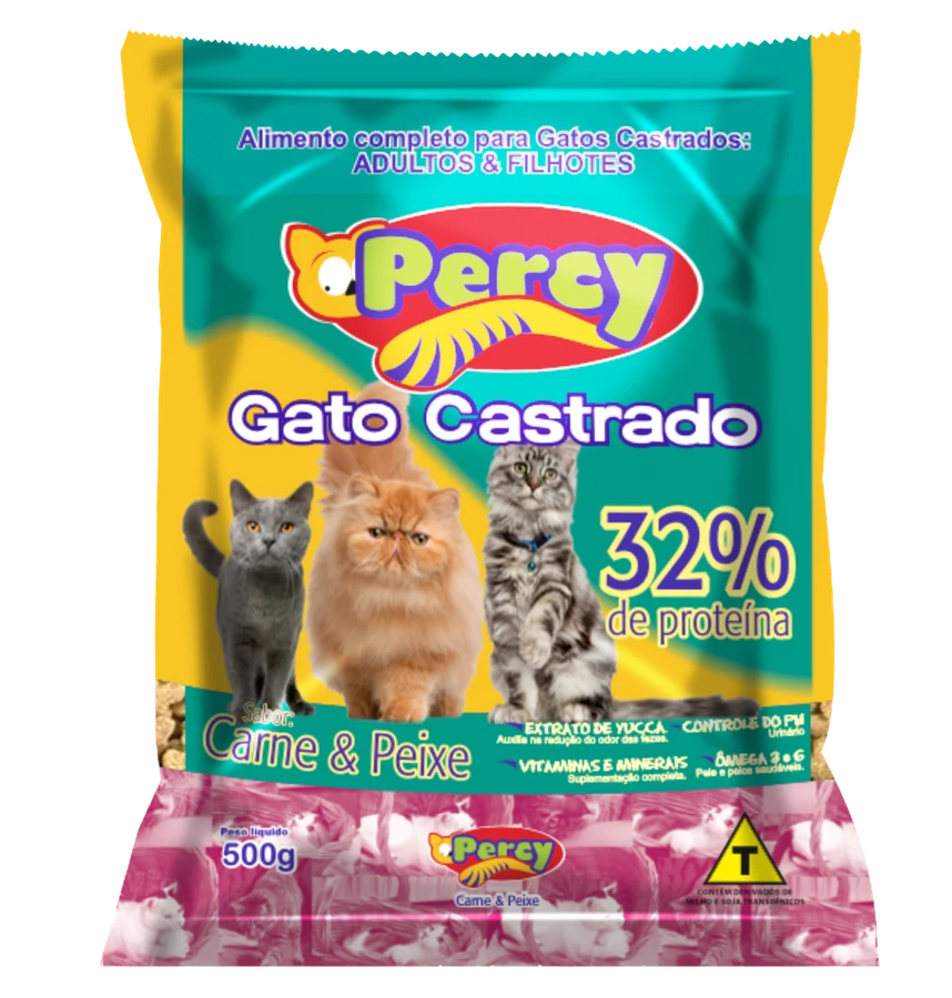 Percy — alimento para gatos castrados